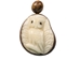 Tagua Nut Necklace: Owl Relief - 1153-N342 (Y2H)