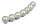 Big-Hole Pearl 3&quot; Strand: AAA-: White: 11mm - 1262-028WH (Y1K)