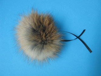 Fur Pompom: Red Fox: Natural fox fur pompoms, fox fur pom poms