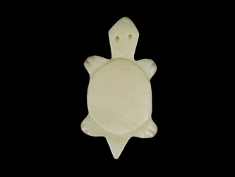 Turtle Bone Pendant with Hole: Small bone pendants