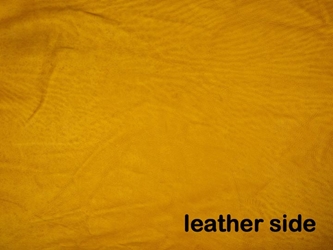 5-5.5 oz Tannery Run Moose Leather: Prairie Gold (sq ft) 