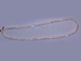 Long Clam Shell Wampum: White (strand) - 195-01 (Y2L)