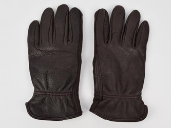 Brown Ladies Deerskin Gloves deer leather gloves