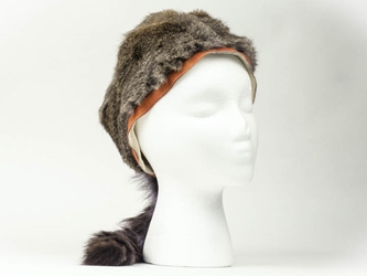 Trading Post Davy Crockett Hat with 1/2" band davy crockett hats, rabbit fur hats