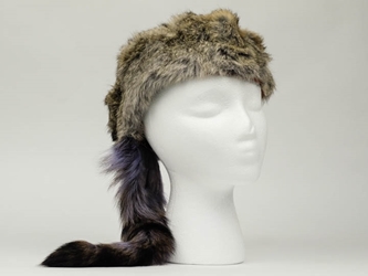Trading Post Davy Crockett Hat with 1/2" band davy crockett hats, rabbit fur hats