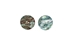 African Abalone Shell Button: 50mm (2") - 495AF-2.00
