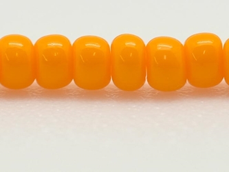 10/0 Seedbead Opaque Light Orange (Hank) glass beads