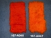 Dyed Tibet Lamb Plate: Orange - 167-A047 (Y1G)