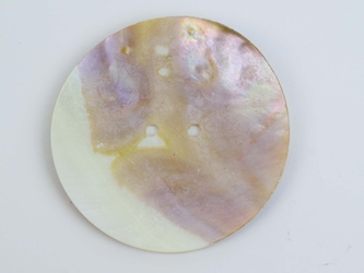 Freshwater Mother Of Pearl Button: 120L (76.2mm or 3") 