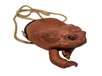 Cane Toad Sling Pouch: Khaki Cord change pouch, change purse, coin pouch, coin purse, sling purse