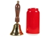 Brass Bell with Wood Handle: ~5.5" - 1136-50-409 (Y2D)