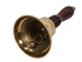 Brass Bell with Wood Handle: ~5.5" - 1136-50-409 (Y2D)