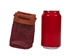 Red Brown Leather Bullet Bag: Small - 1275-S-RD