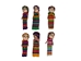 Worry Dolls: 2": Six in a Coin Purse - 1376-123-AS (9UC14)