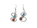 Chakra Infinity Earrings: Silver Color - 1414-2S-AS (9UD7)