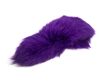 Dyed Fox Tail: Purple 