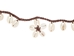 Cowrie Shell Dangling Flower Belt: White - 269-BE01-AS (Y2I)