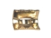 10mm (3/8&quot;) Furskin Clasp: Gold - 463-10G (Y1L)