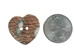 Australian Abalone Heart Button: 40-Line (25.4mm or 1") - 495-H40L (Y2J)