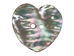 Australian Abalone Heart Button: 40-Line (25.4mm or 1") - 495-H40L (Y2J)