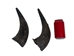 Matching Pair of North American Buffalo Horn Caps: #2 Grade - 576-2M2-AS (Y3L)
