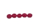 6/0 Czech Glass Pony Beads Medium Dark Red (500 g bag) - 65401632 (Y3M)