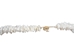 Stone Chip Necklace: White 18" - 71-HS110218 (Y1X)