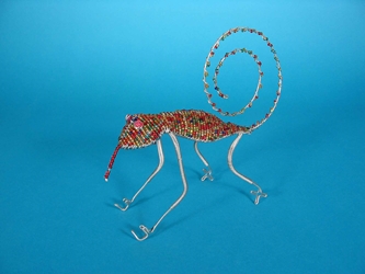 African Wire-Wrap Gecko Card Holder 