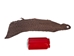 Suede Carp Leather: Medium Chocolate - 870-4S-02A (Y2F)