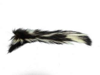 Real Tanned Skunk Tail: XXL: Gallery Item 
