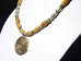 Reproduction Pre-Colombian Spiral Bead Necklace: Gallery Item - 1249-20-G11 (10URM1)