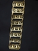 Reproduction Pre-Colombian Gold Spiral Cuff: Gallery Item - 1249-30-G04 (10URM1)
