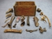 Box of Assorted Fossil Bones: Gallery Item - 649-G15043001 (10URM4)